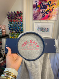 Adult sweatshirt girl math slogan