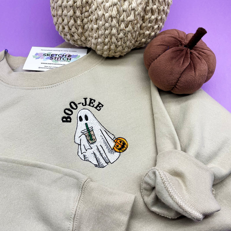 Adult sweatshirt boo-jee slogan