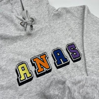 Adult hoodie personalised 3D text or initials