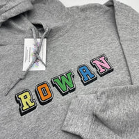Adult Hoodie With Personalised 3D Text and Initials