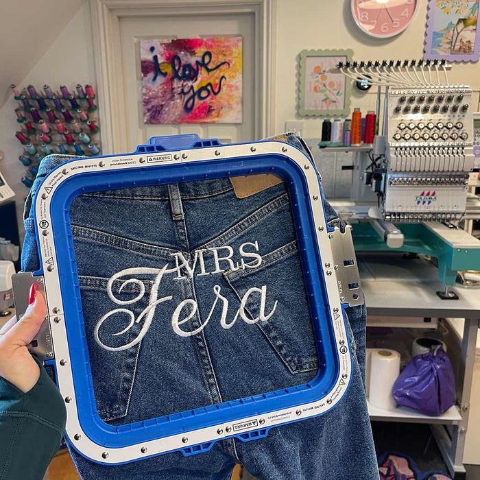 Embroidered Bride Denim Jeans You Supply