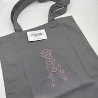 Tote bag personalised photo outline - Sketch & Stitch
