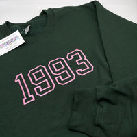 Adult sweatshirt personalised text or initials