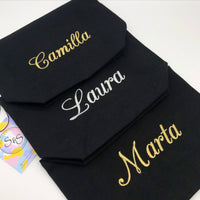 Large accessory bag personalised text