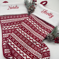 Personalised Christmas pet stocking bundle