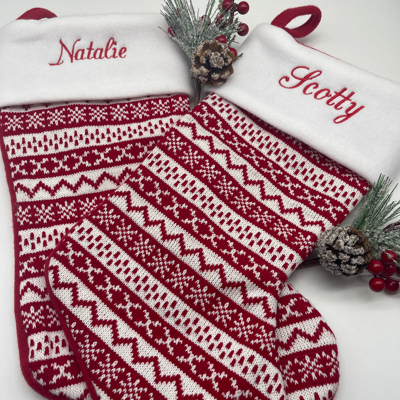 Personalised Christmas pet stocking bundle