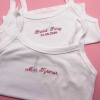 Embroidered Bridal Top You Supply