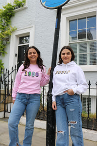 Adult hoodie personalised 3D text or initials