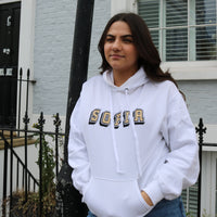 Adult hoodie personalised 3D text or initials