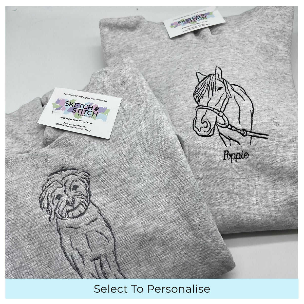 Kids hoodie personalised photo outline