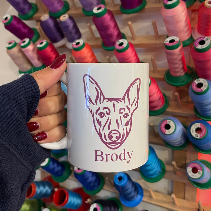 Personalised Printed Photo Outline Mug
