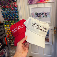 Christmas Personalised Slogan Unisex Cap