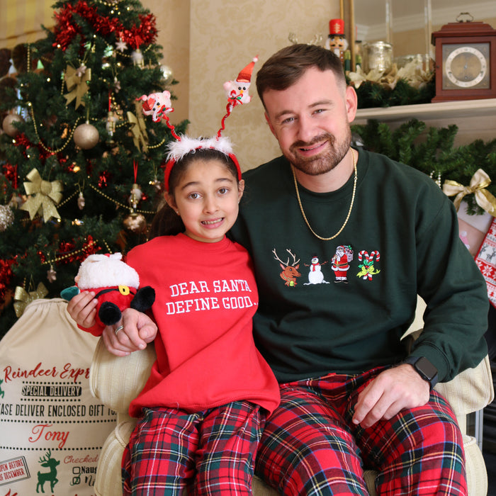 Adult sweatshirt Christmas characters