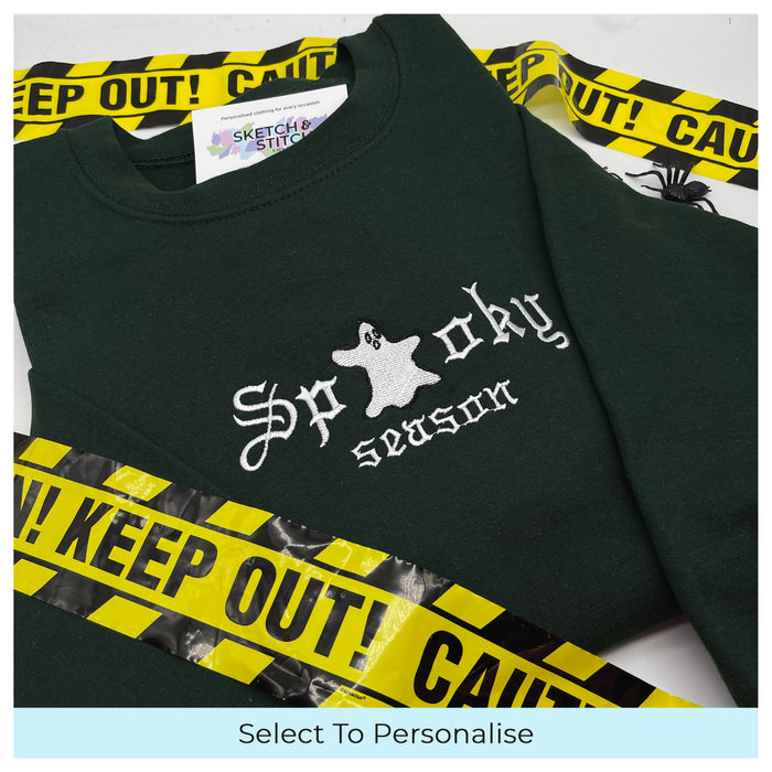 Adult sweatshirt Halloween spooky ghost