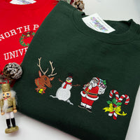 Adult sweatshirt Christmas characters