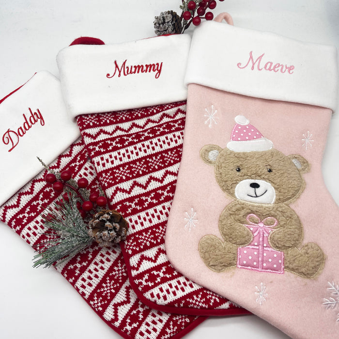 Personalised Baby Christmas Stockings