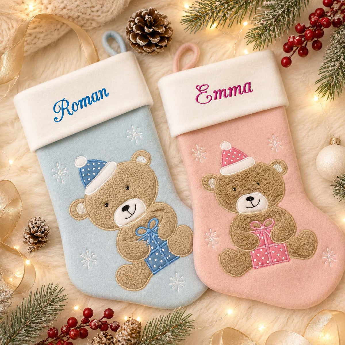 Personalised Baby’s First Christmas Stocking