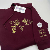 Adult hoodie personalised kids drawing - Sketch & Stitch