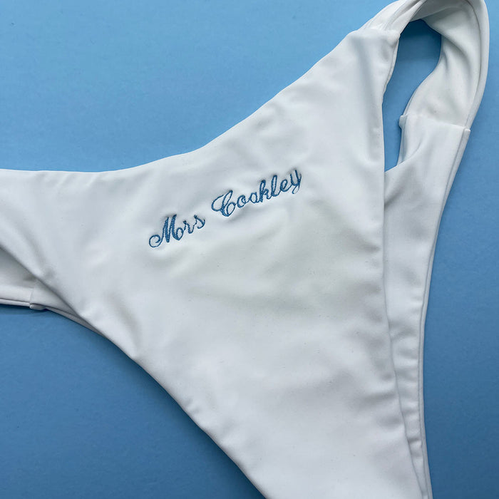 Embroidered Bikini Bottoms You Supply