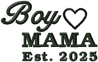 Women's hoodie personalised boy Mama date