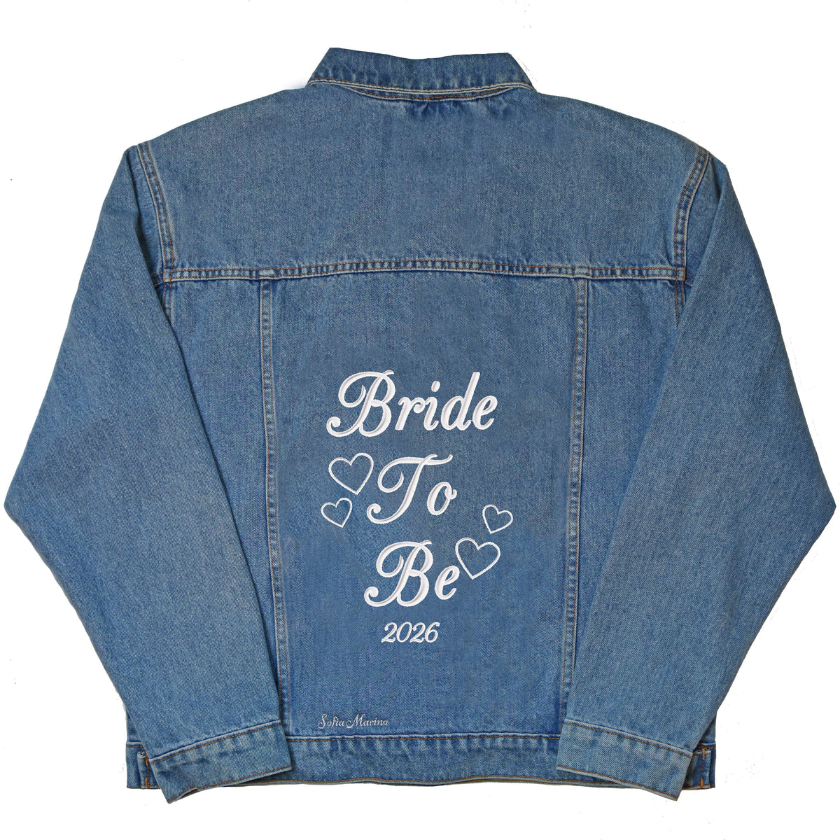 Bride To Be Personalised Denim Jacket