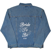 Bride To Be Personalised Denim Jacket