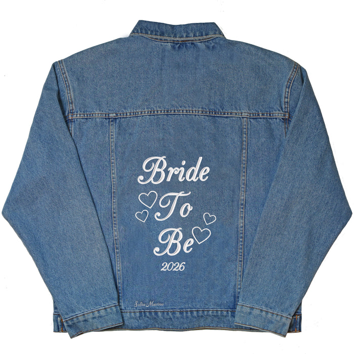 Bride To Be Personalised Denim Jacket