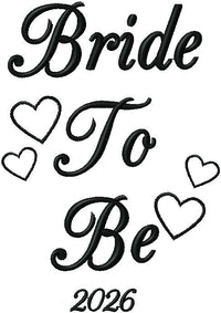 Bride To Be Personalised Denim Jacket