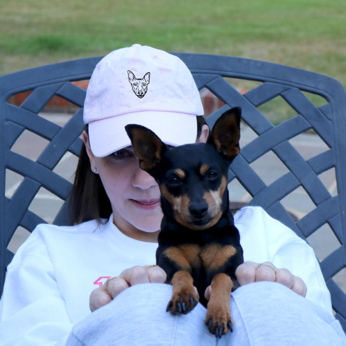 Personalised unisex cap pet portrait