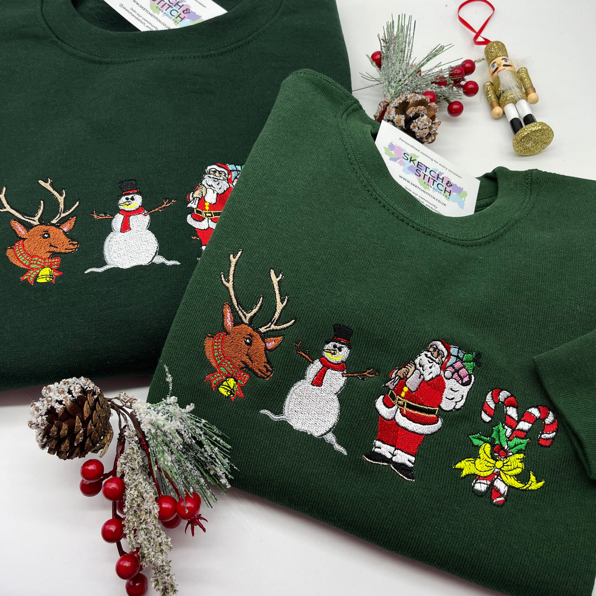 Adult sweatshirt Christmas characters