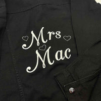 Mrs Personalised Denim Jacket - Sketch & Stitch