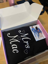 Mrs Personalised Denim Jacket - Sketch & Stitch
