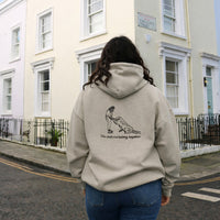 Adult hoodie personalised large photo outline- back