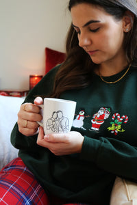Personalised Printed Photo Outline Mug