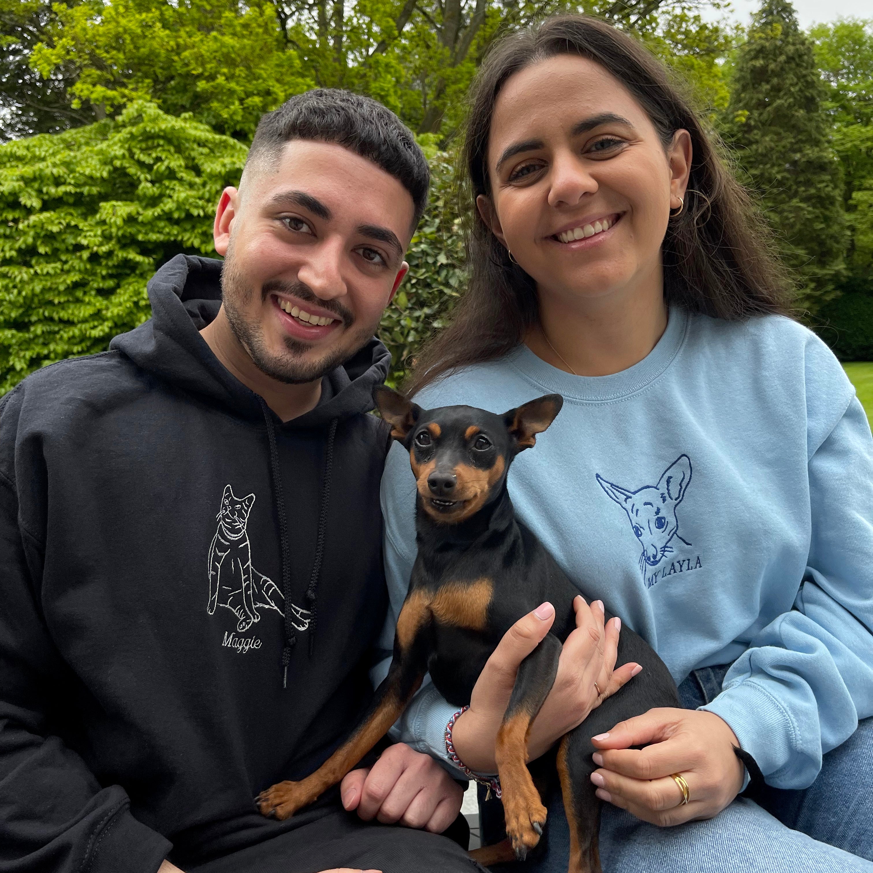 Matching hoodies for outlet dog and owner