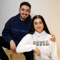Adult hoodie personalised 3D text or initials