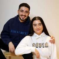 Adult hoodie personalised roman numerals