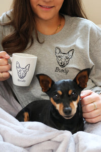 Personalised Printed Photo Outline Mug