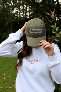 Adult sweatshirt cozy season slogan