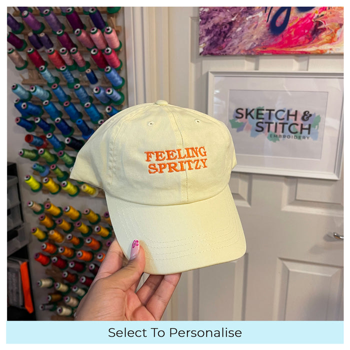 Feeling Spritzy slogan unisex cap