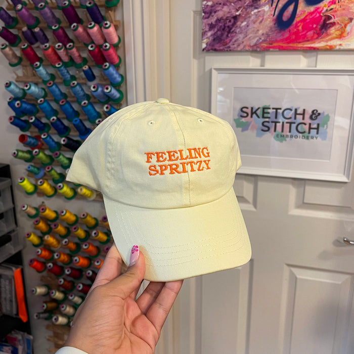 Feeling Spritzy slogan unisex cap