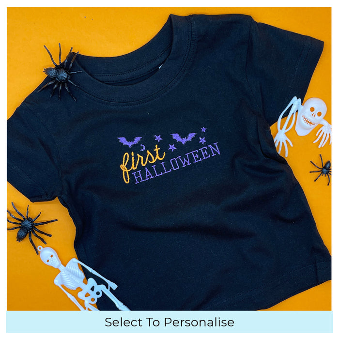 Baby t-shirt first Halloween