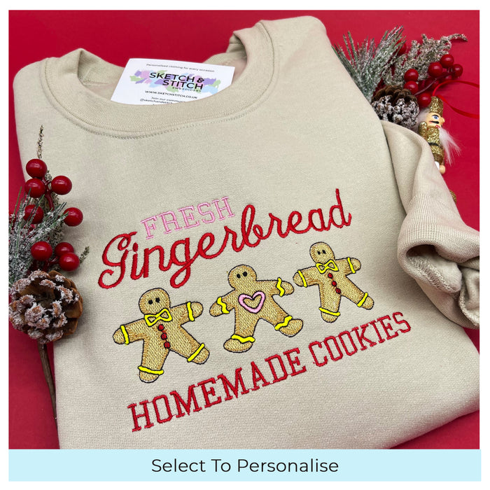 Adult sweatshirt Christmas cookies