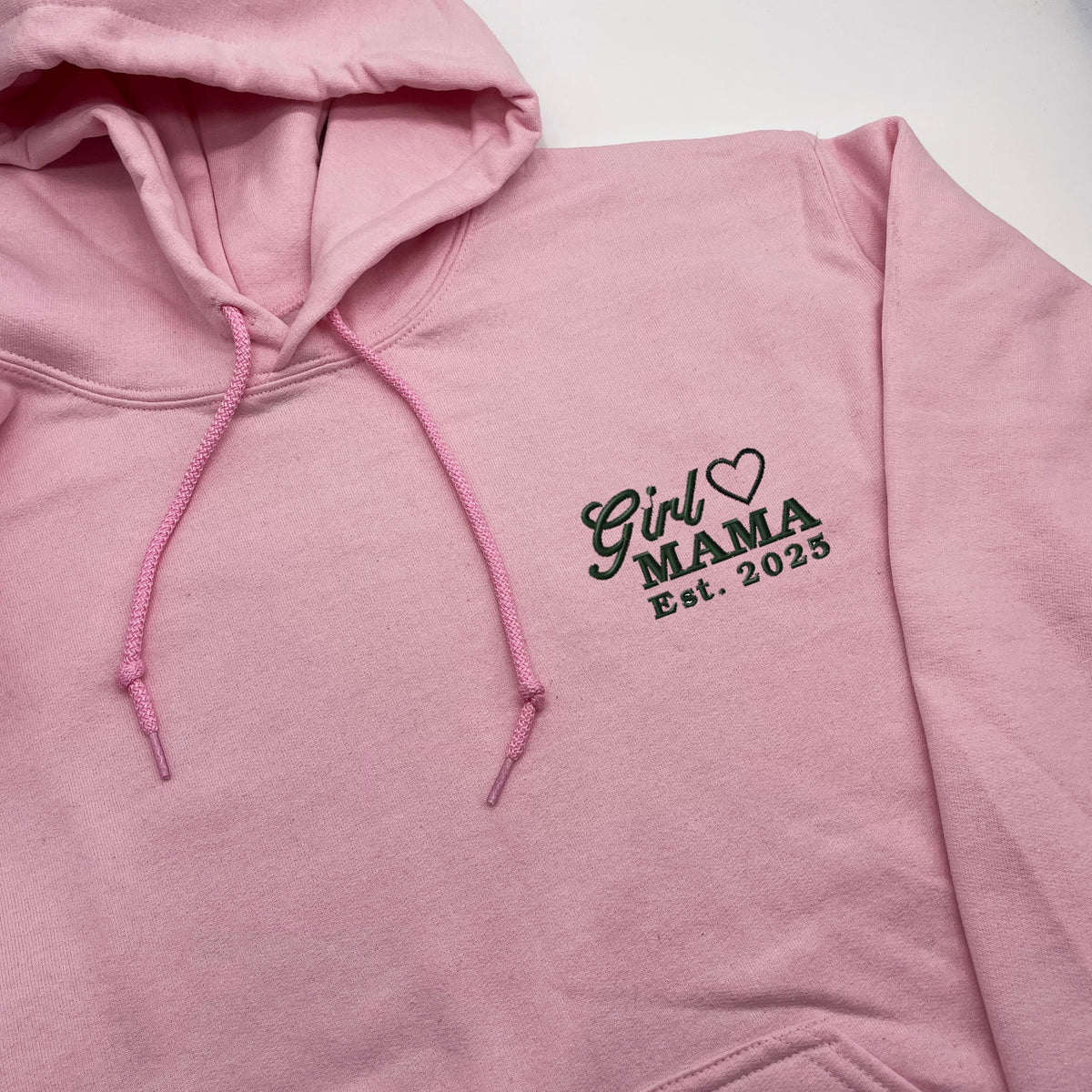 Women's hoodie personalised Girl Mama date