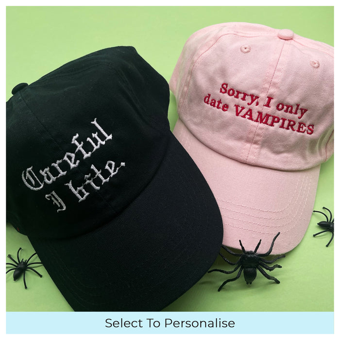 Halloween Personalised Slogan Unisex Cap