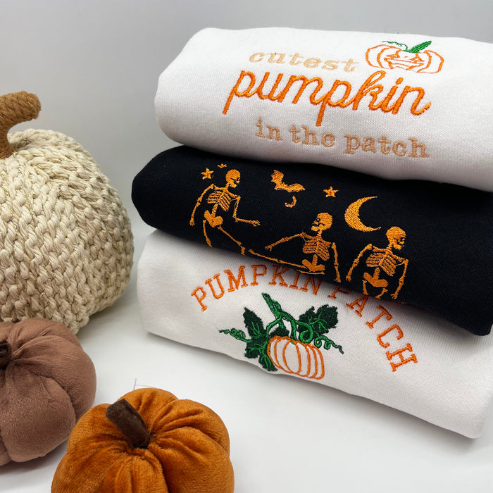Kids sweatshirt Halloween dancing skeletons