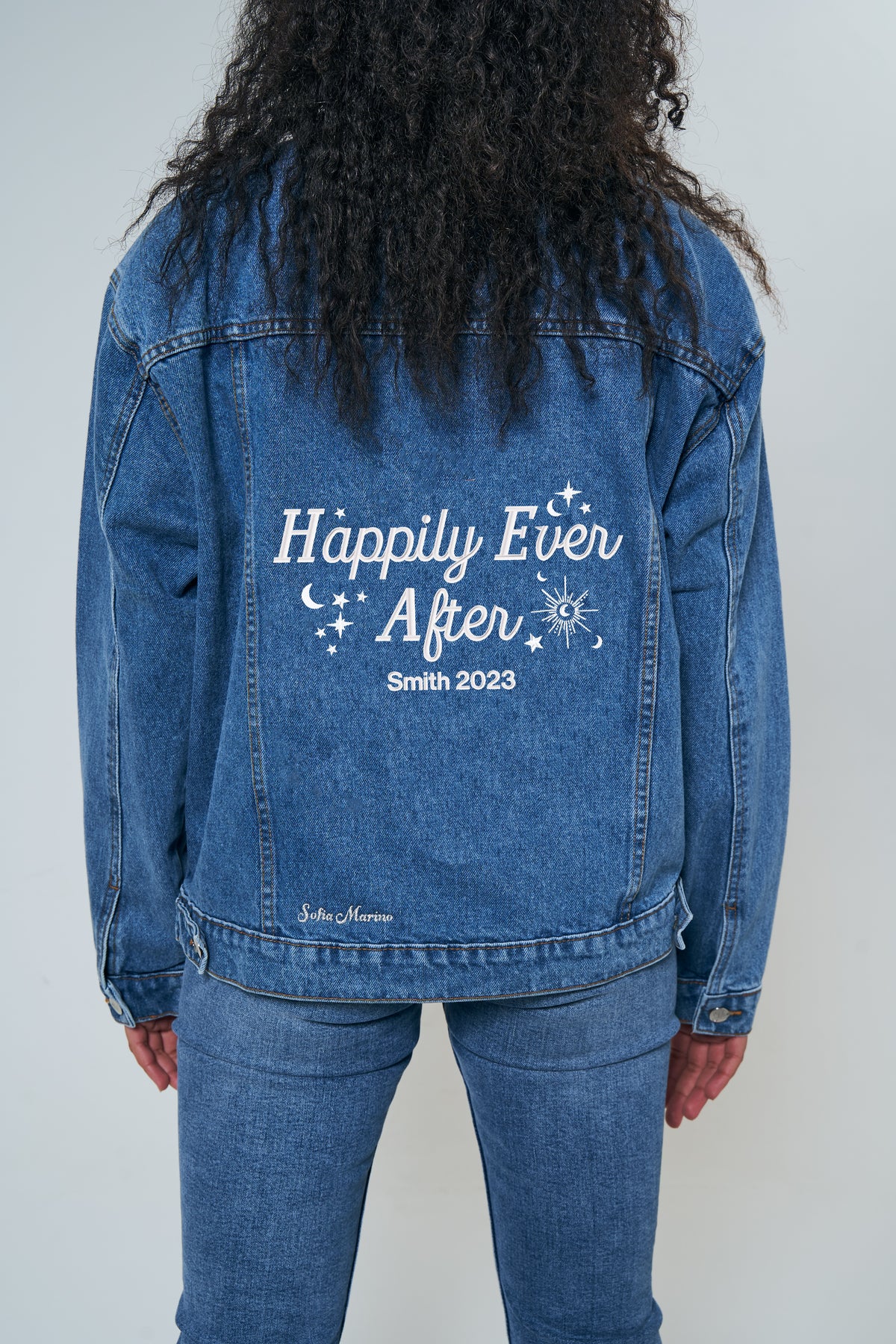 Happily Ever After Personalised Denim Jacket