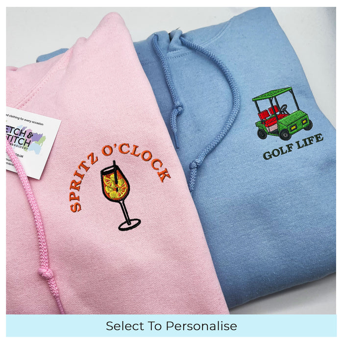 Adult hoodie personalised illustration