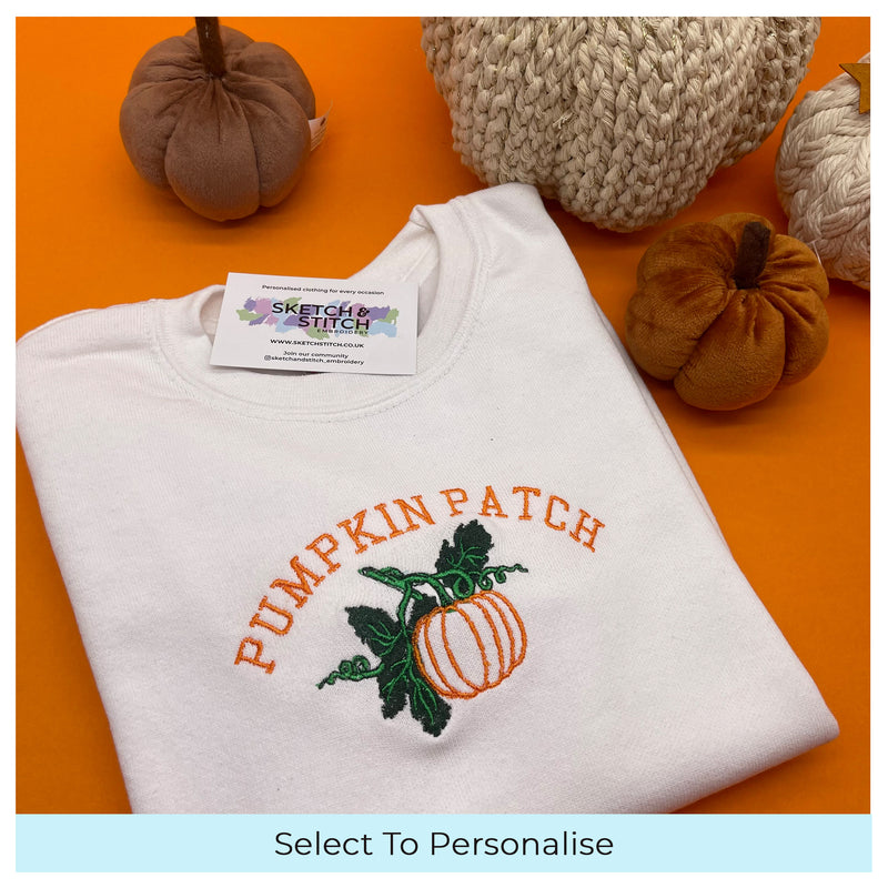 Kids sweatshirt Halloween pumpkin patch