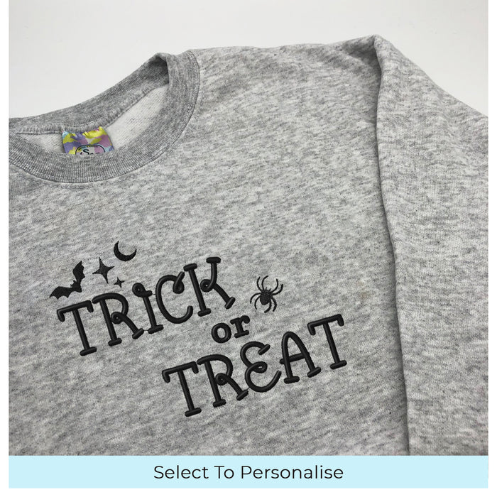 Kids sweatshirt Halloween trick or treat